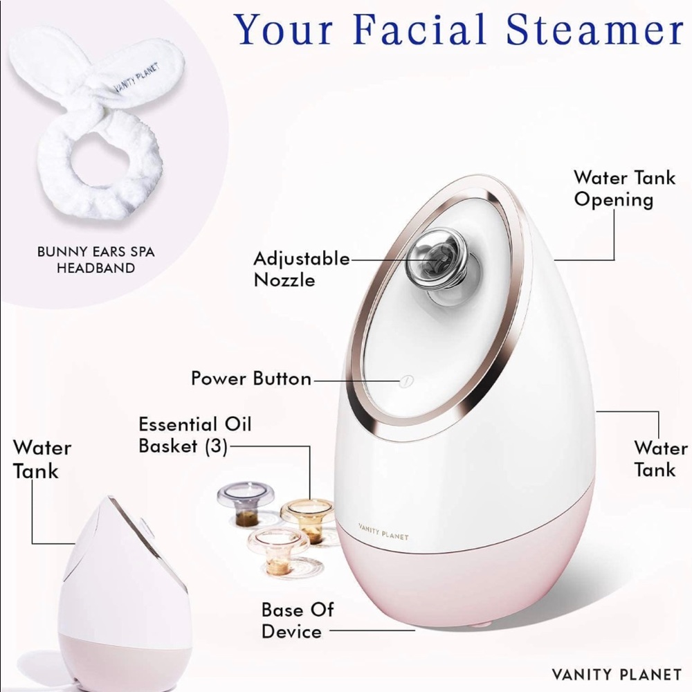 Vanity Planet Aira Ionic Facial Steamer